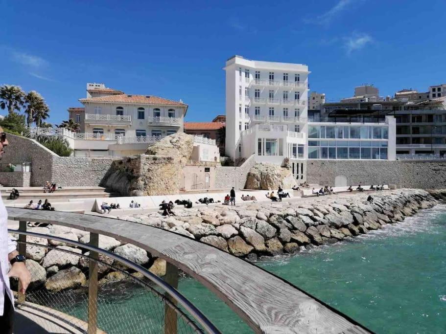 Magnifique Appartement T4, Plage Des Catalans Марсель Екстер'єр фото